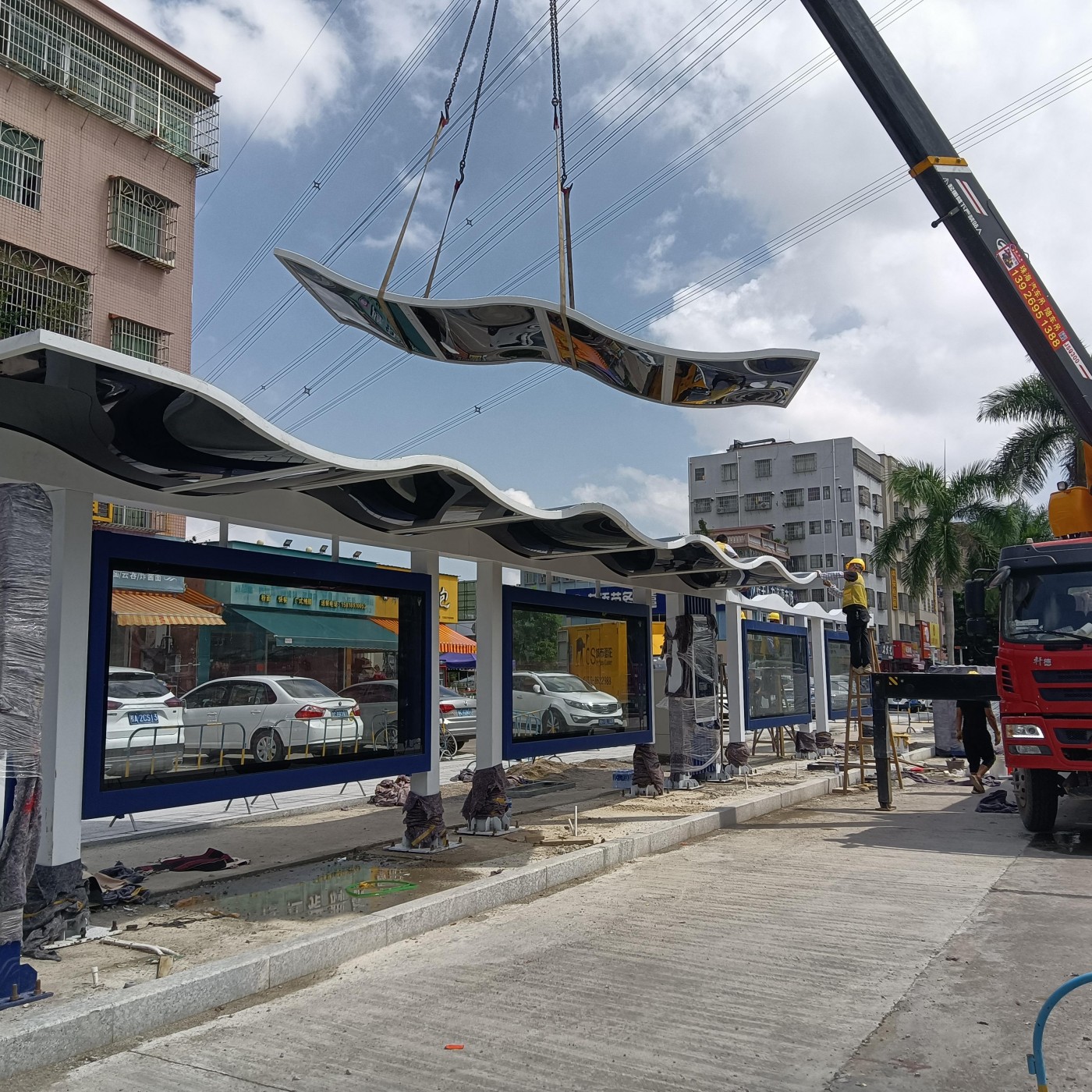 屏北二路公交站