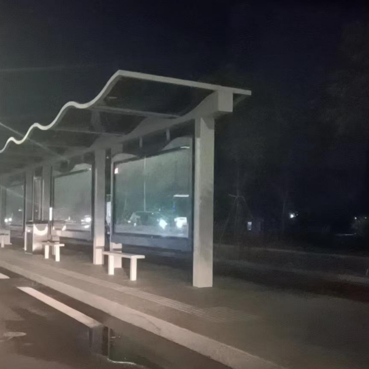 屏北二路公交站