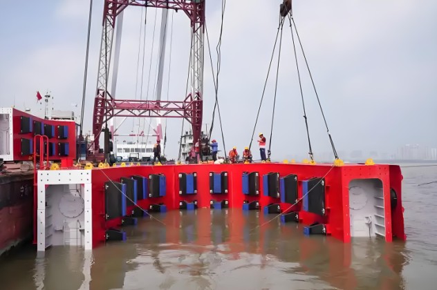 自浮式桥墩防撞